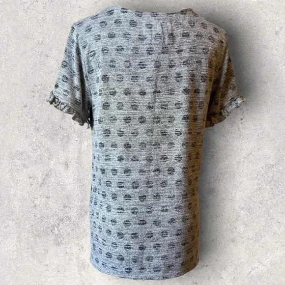 🌺 3/$25 🌺 Cupio | Women’s polka dot ruffled short sleeve top - Picture 4 of 8